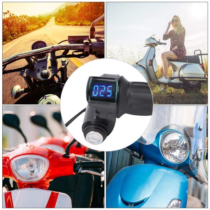 Alomejor Electric Scooter Throttle, Ambidextrous Thumb Control Assembly for Commuters