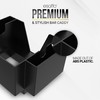 Esatto Bar Products Premium Square Bar Caddy (Black), Professional Bar