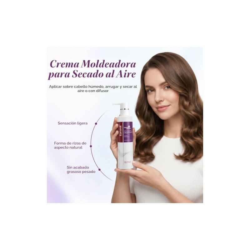 Karseell Crema Para Rizos Sin Enjuague, 200 ml