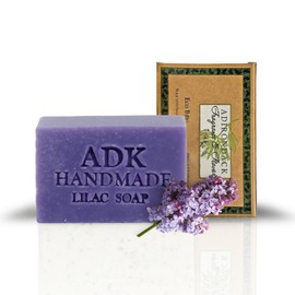 Adirondack Fragrance & Flavor Farm ADK Natural Lilac Soap Bar 16 oz., Handmade Organic Olive Oil Soap, Vegan Antioxidant Body Soap for Moisturizing Men, Women & Babies with Dry and Sensitive Skin