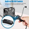 GDSTIME AXIAL Fan 12038, 110V 120V AC 120mm x 38mm