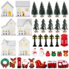 36 PSC Christmas Village Sets White Christmas Village Houses LED