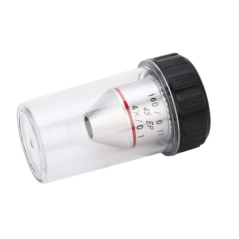 4X Objective Lens 195EP Achromatic Objective Lens Replacement for Biological