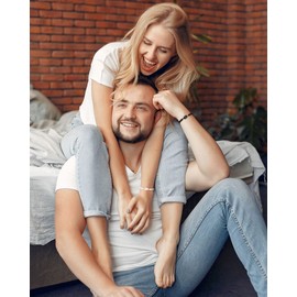 GBTBYS To My Love Matching Bracelets for Couples Anniversary Birthday Gifts for Her Him Knot Infinity Bracelet for Boyfriend Girlfriend Husband Wife