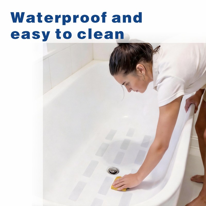 16 PCS Clear Non Slip Bathtub Stickers, Anti Slip Shower