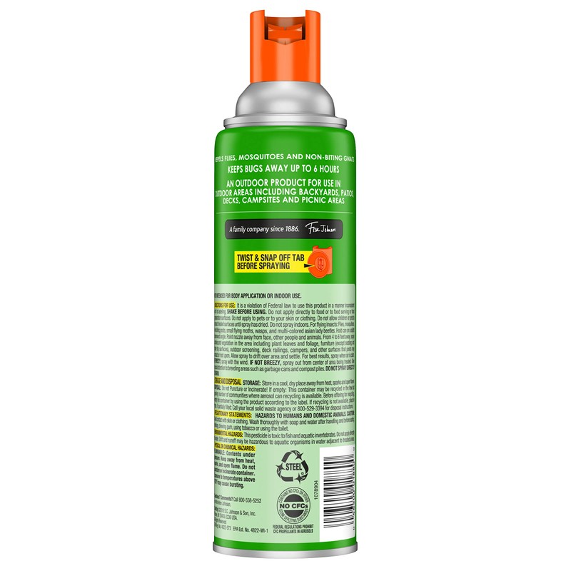OFF! Wooden Backyard Pretreat Outdoor Fogger, 16 Ounces - 3