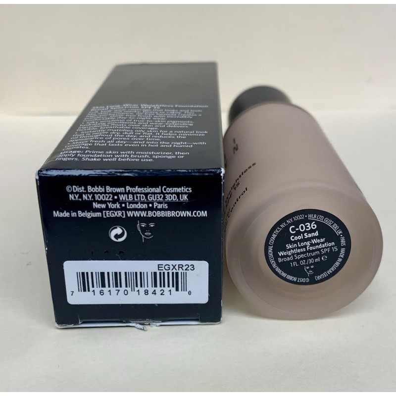 Bobbi Brown Skin Foundation Oil-Free SPF 15 ~ C-036 COOL