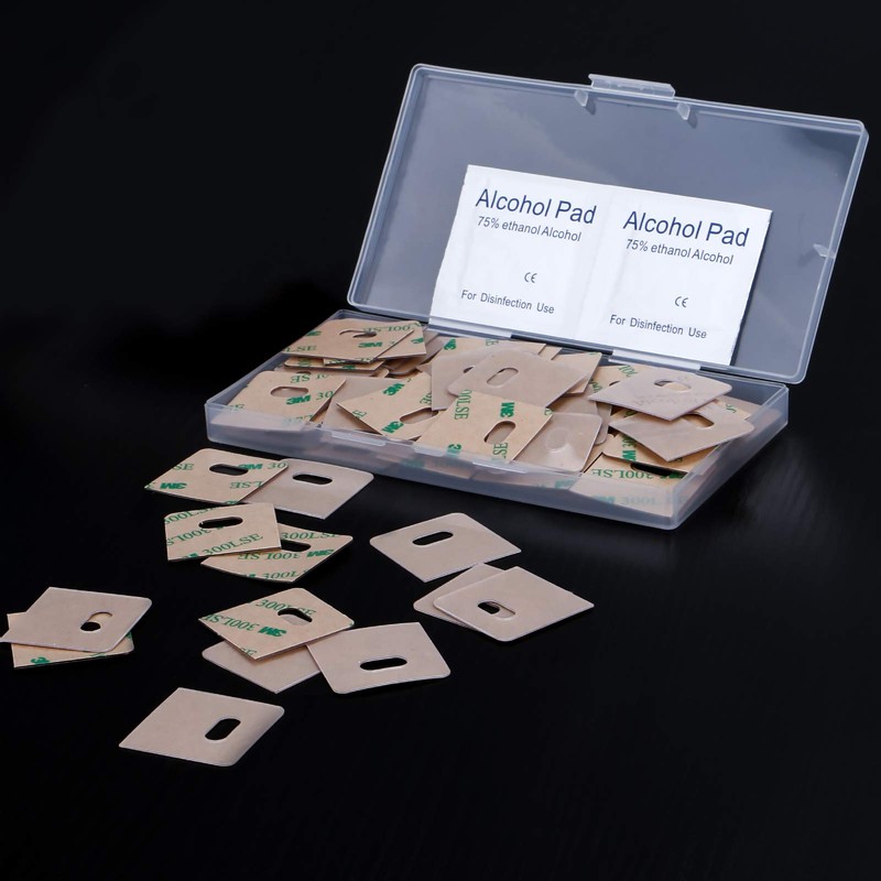SOGEWO (30 Set/ 60 Pieces) Clear Vertical Blind Repair Tabs,