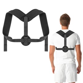1 x Back Straightener, Adjustable Shoulder Strap, Posture Correction, Back Support Belt for Upright Posture for Men and Women