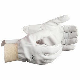 J. J. Keller & Associates, Inc. Cowhide Leather Work Gloves, Rigger Glove for Driver, Wing Thumb, Medium, SAFEGEAR