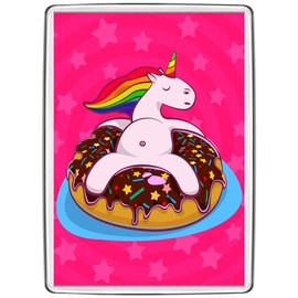 Pixly® Unicorn Donut Fridge Magnet Large Jumbo Size Funny Joke Keepsake Novelty Refrigerator Magnets Gift