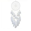 Koundeneko Dream Catcher, Wall Hanging, Feathers, Hand Knitted, Dream Catcher