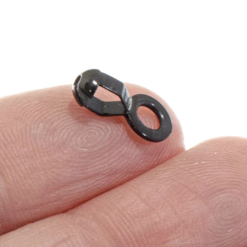 Ball Chain Manufacturing 25 Black Ball Chain #6 Lamp/Fan Pull