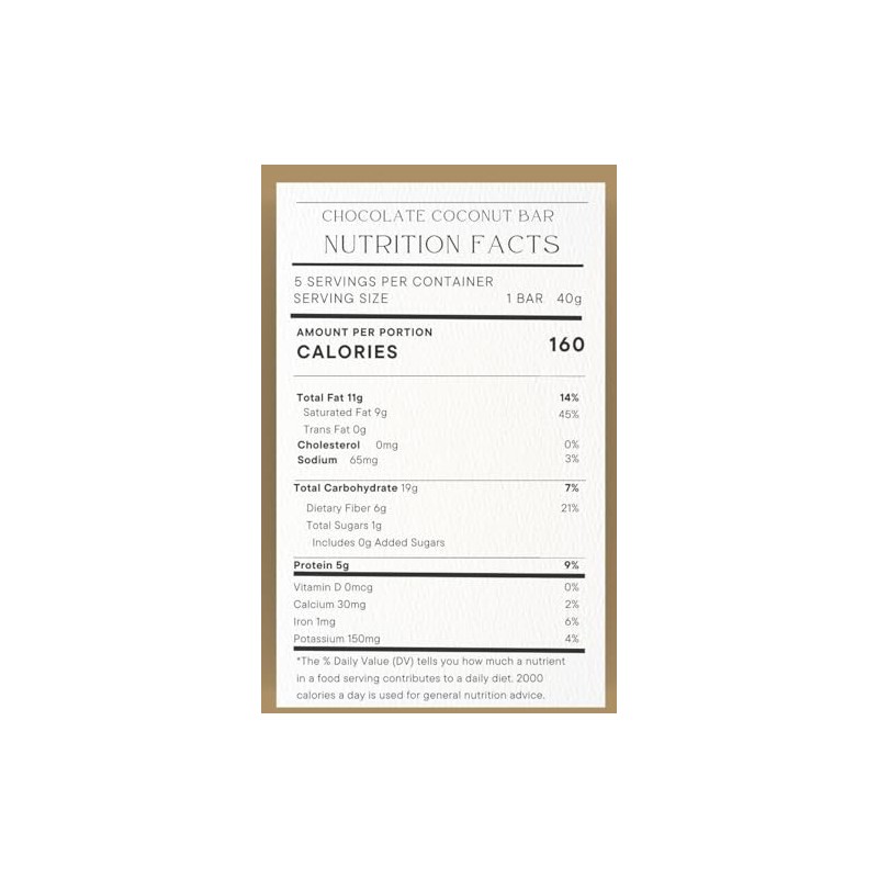 Generic Elevation Advance Chocolate Coconut Bars Keto Friendly (Simplycomplete 5