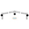 Carport Canopy Frame Fittings Set 1-3/8 Inch Low Peak Shed