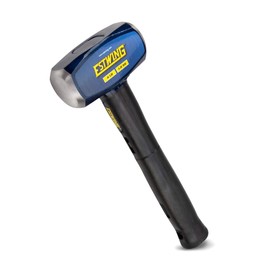 Estwing 4-Pound Club Sledge Hammer for Demolition/Stake Driving, 50-55 HRC, Locked Head, 12-Inch Indestructible Handle with Vulcanized Rubber Overlay, Reinforced Lanyard Hole
