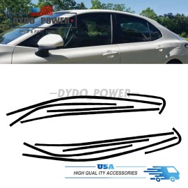 Cahuczlhoz NEW Chrome Delete Blackout Overlay for 2018-24 Toyota Camry Window Trim