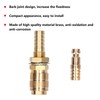 Quick Connector Fitting Hose Brass Connection for TIG Welding Torch