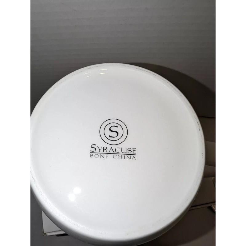 Syracuse Bone China Solid White Teapot 3 Cup- 24 Oz.