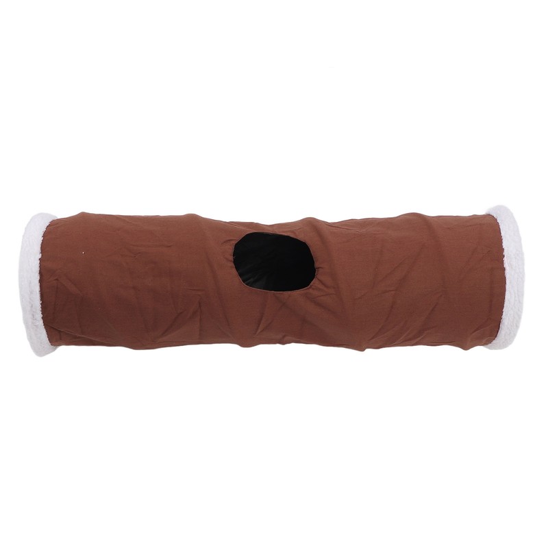 Foldable Cat Tunnel with Hanging Ball Interactive Fun Durable Collapsible