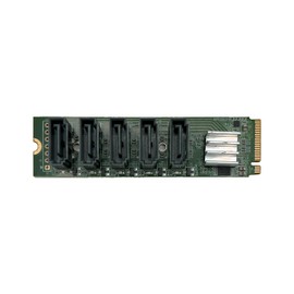 Expert Oriented Interface SATA3 x 5 Ports Expansion M.2 Card SATA3-I5-M.2