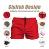 Mens Swim Trunks Quick Dry Swimwear Zipper Pockets, Swim Shorts
