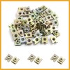 Partuto 50 Pcs Metal Car Auto Door Pannel Spire Screw