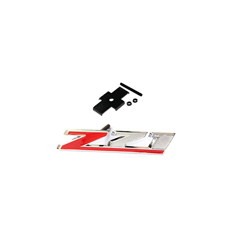 Yoaoo 1x OEM Red Grille Z71 Emblem Badge Compatible with