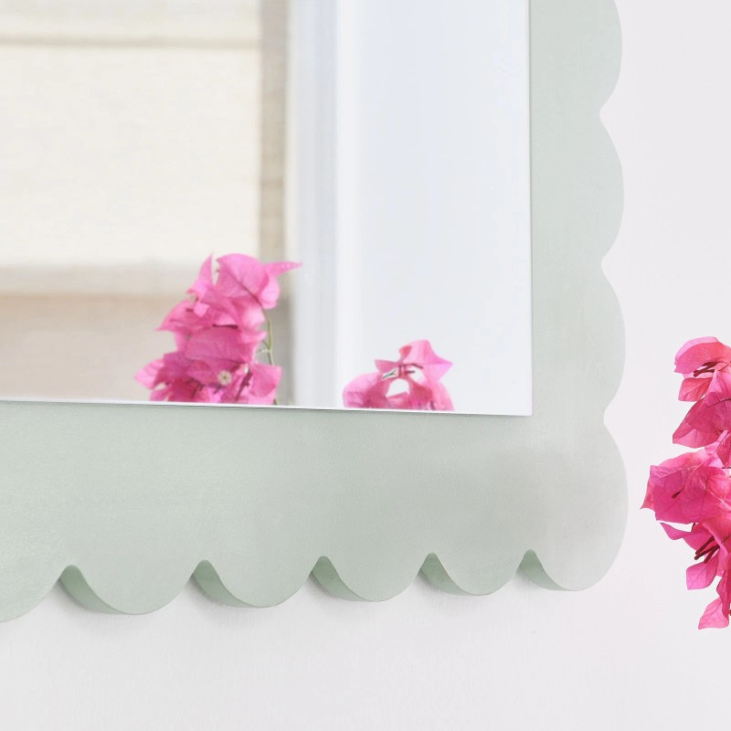 Modway Emmeline Wall Mirror in Sage