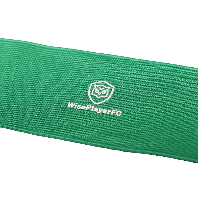 WISEPLAYERFC Football Shin Pad Strap - 2 Elastic Bands for