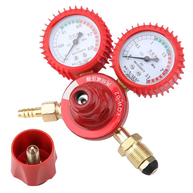 YQW‑02 Zinc Alloy Propane Pressure Gauge Welding Cutting Parts Propane
