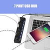 7 Port USB Hub,480Mbps No Conflict Plug & Play USB