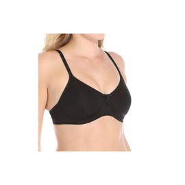 Amoena Women's Lara Seamless Molded-Cup Wire-Free Bra, Black, 36AA