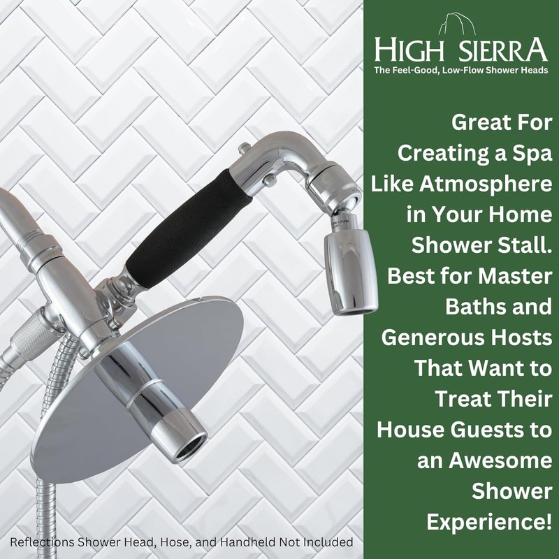 High Sierra Showerheads® - Solid Metal Fixed and Handheld Combo