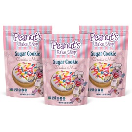 Peanut's Bake Shop - Vegan and Gluten-Free Cookie Mix | Non-GMO, Kosher Cookie Mixes for Decadent Treats (Sugar Cookie - 3 Pack)