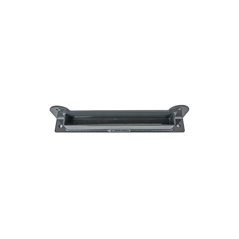 ZD-XL Steel Anthracite RAL 7016 Gate Stop, Stop Square, Strike