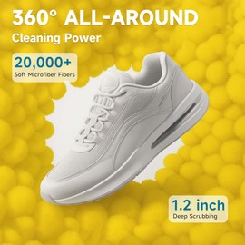 2Pcs Shoe Washing Machine Bag, Trainer Washing Machine Bag with Upgraded Locking Zipper, Heavy-Duty Shoe Bag for Washing Machine, Reusable Shoe Washing Bag for Sneakers, Trainers, Canvas