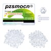 Pzsmocn 200pcs/100sets M4 PC Clear Acrylic Screws and Nuts Kit