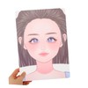 IWOWHERO 2pcs Reusable Face Practice Board Washable Face Painting Template