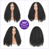 Ninroc Afro Curly V Part Wig & Curly Afro Half