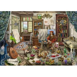 Ravensburger Exit Puzzle 16782 Artist Studio, 759 Pieces Puzzle for Adults and Children from 12 Years