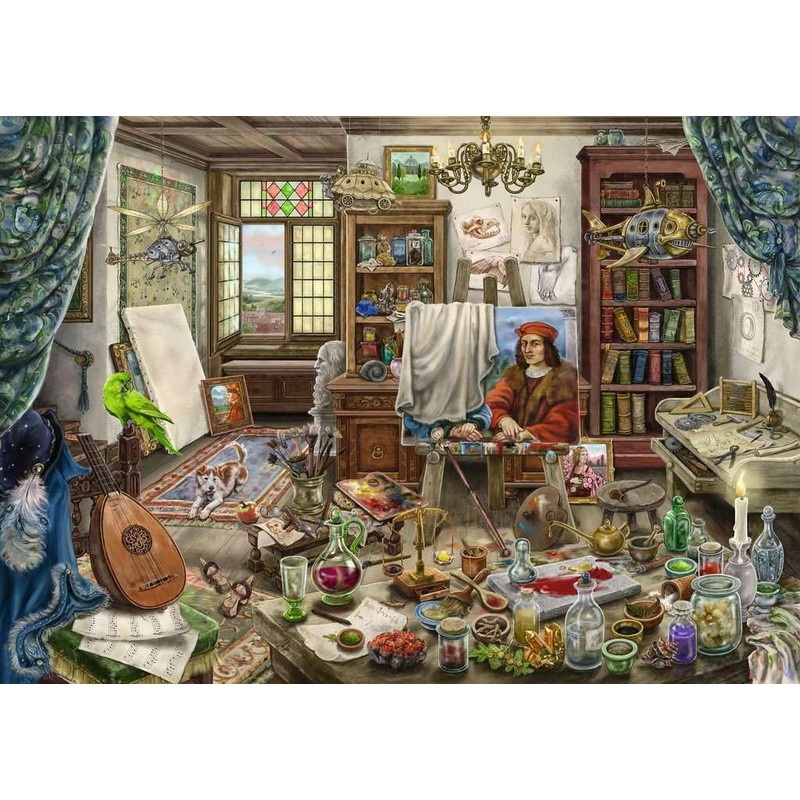 Ravensburger Exit Puzzle 16782 Artist Studio, 759 Pieces Puzzle for