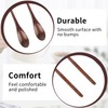 Set of 4 Wooden Spoons, Long Handled Coffee Spoons, Honey