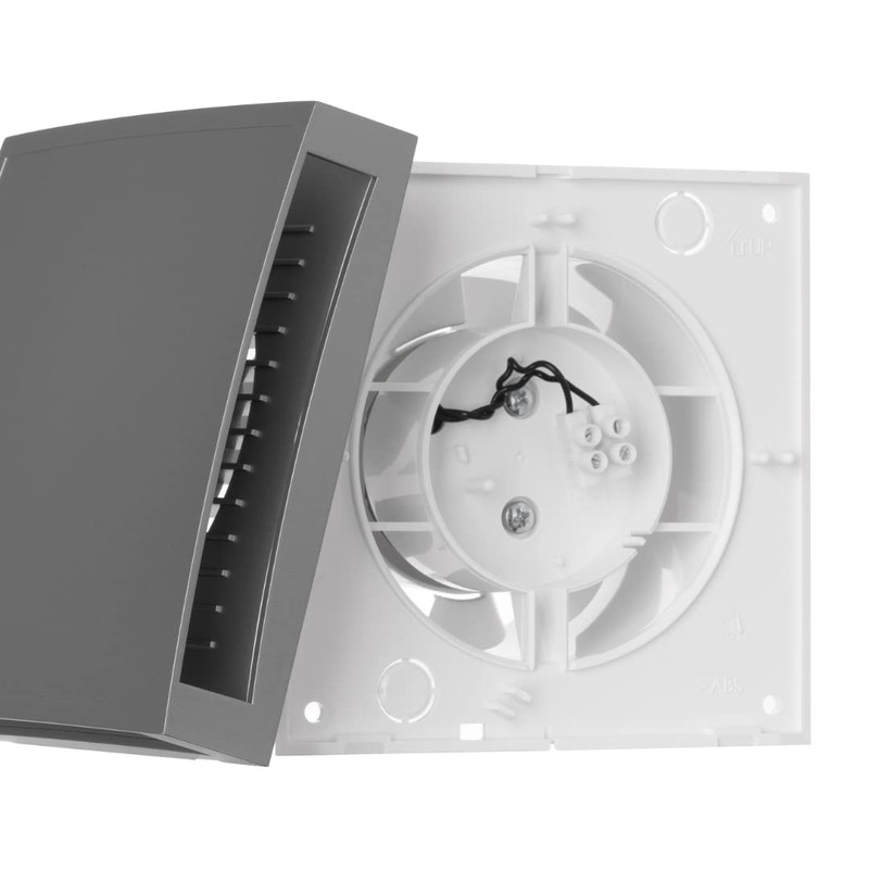 EUROPLAST Diameter 100mm Light Switch Activation Bathroom Extractor Fan -