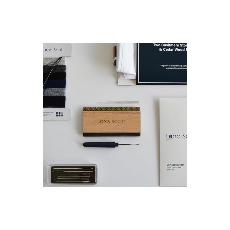 Sweater Repair Kit, Sweater Comb Double-Sided, 2 Snag Repair Needles