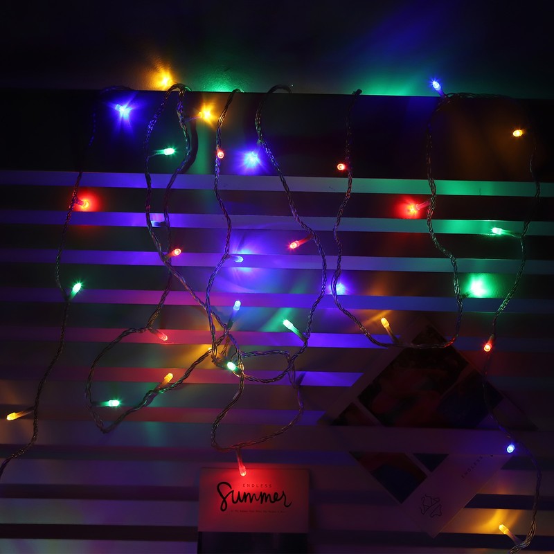 10m 100LED String Lights 24V Waterproof 8 Modes Ornamental Lamp