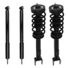 ECCPP Complete Struts Front and Rear Pair Strut Spring Assembly