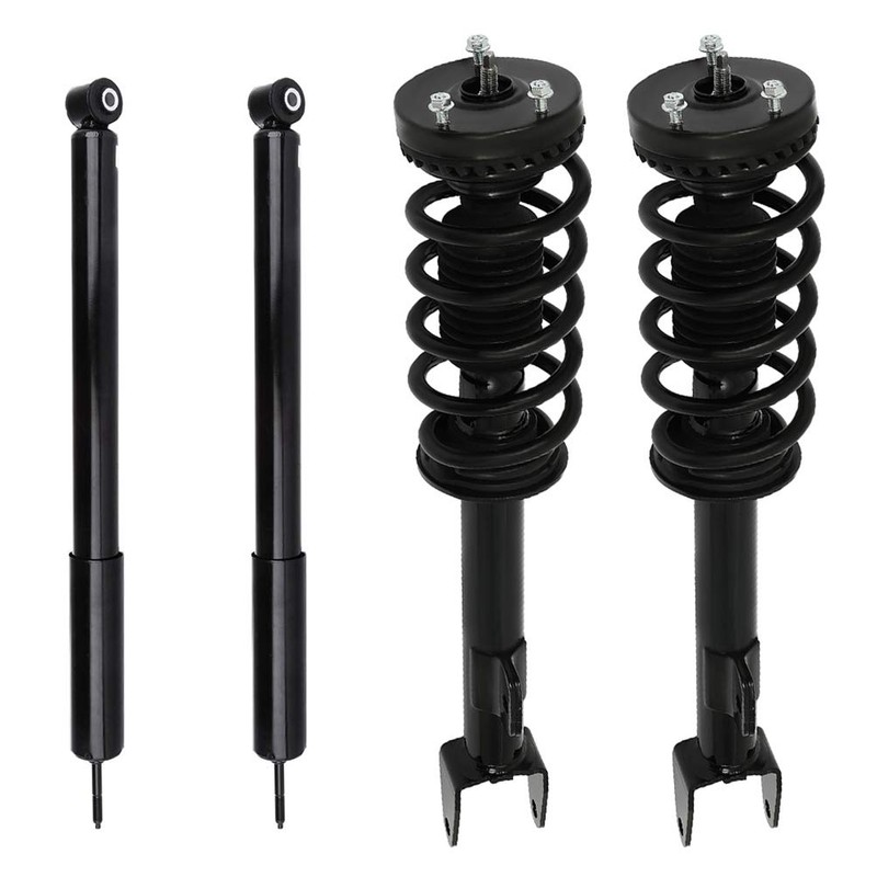 ECCPP Complete Struts Front and Rear Pair Strut Spring Assembly