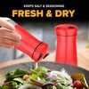 The Original Salt and Pepper Shakers set -Red- Spice Dispenser