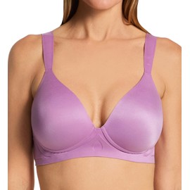 Bali Comfort Revolution Ultimate Wire-Free Support T-Shirt Bra XL, Tinted Lavender